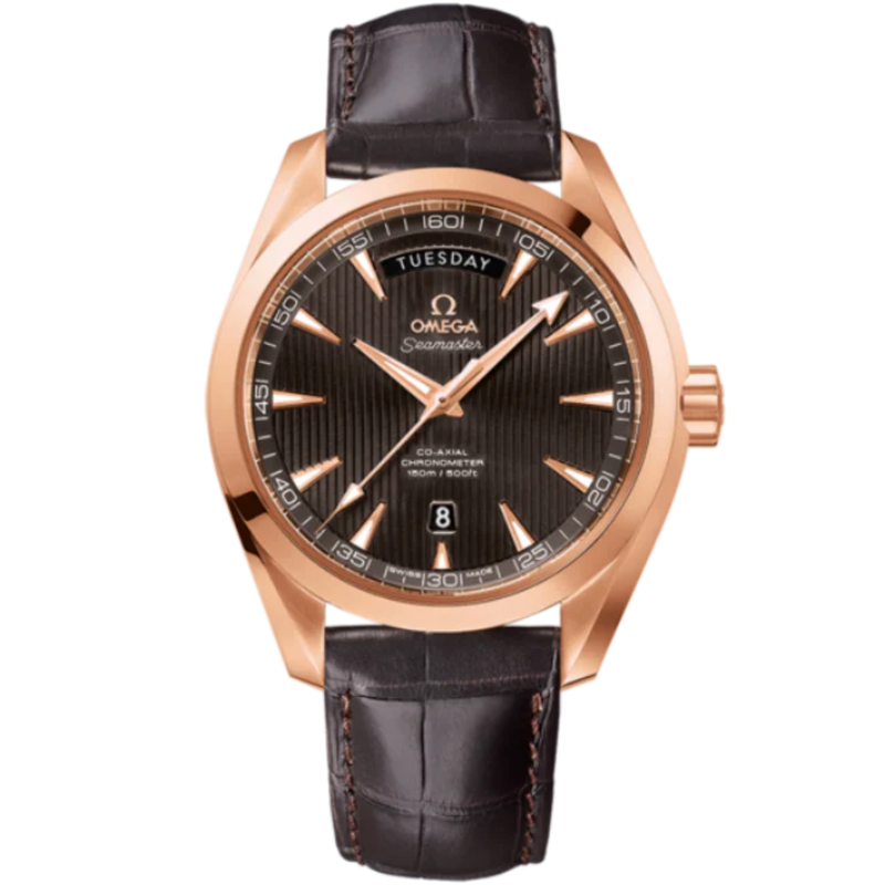 SEAMASTER AQUA TERRA 150M 41 MM RED GOLD WITH GREY DIAL - Omega