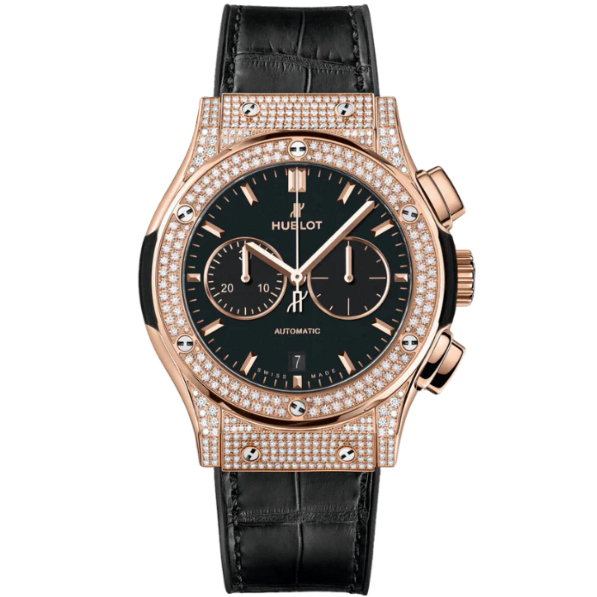 CLASSIC FUSION 42 MM CHRONOGRAPH KING GOLD PAVÉ - Hublot