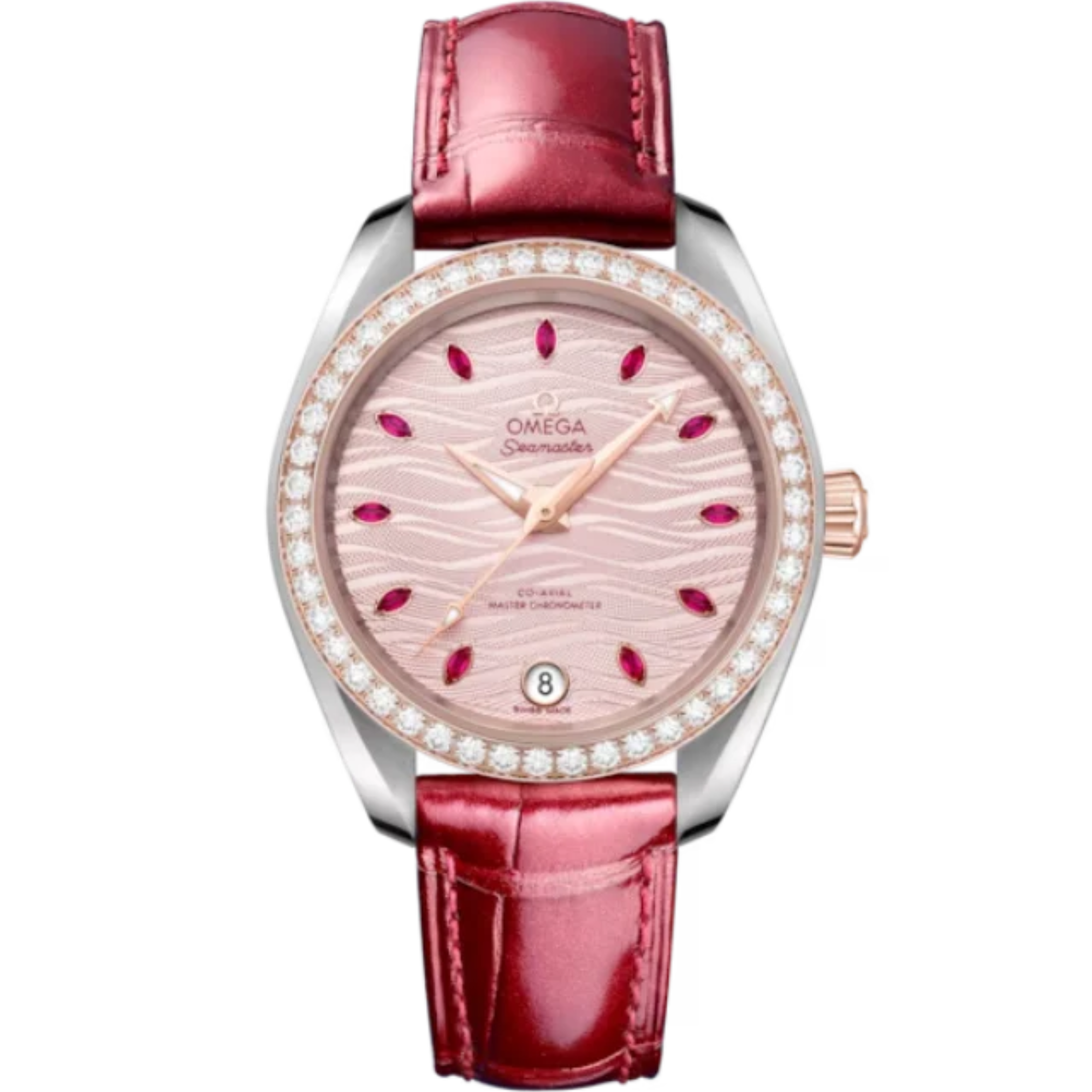 SEAMASTER AQUA TERRA 150M 34 MM STAINLESS STEEL - SEDNA™ GOLD WITH PINK DIAL - Omega