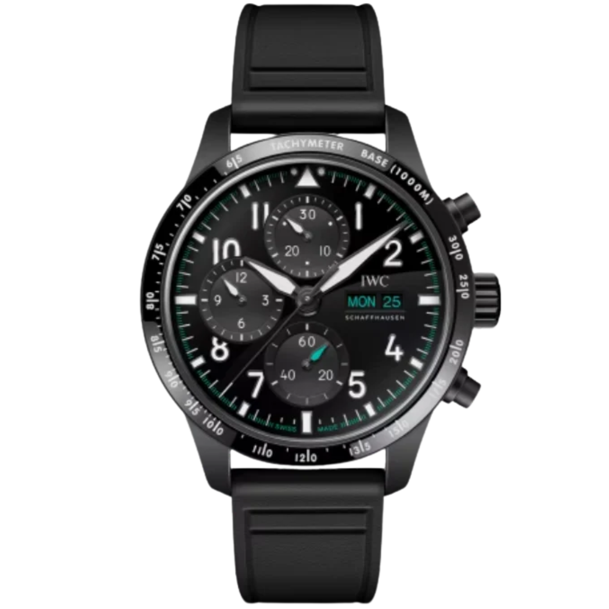 PILOT’S WATCH PERFORMANCE CHRONOGRAPH MERCEDES-AMG PETRONAS FORMULA ONE™ TEAM 41 MM CERATANIUM® WITH BLACK DIAL - IWC
