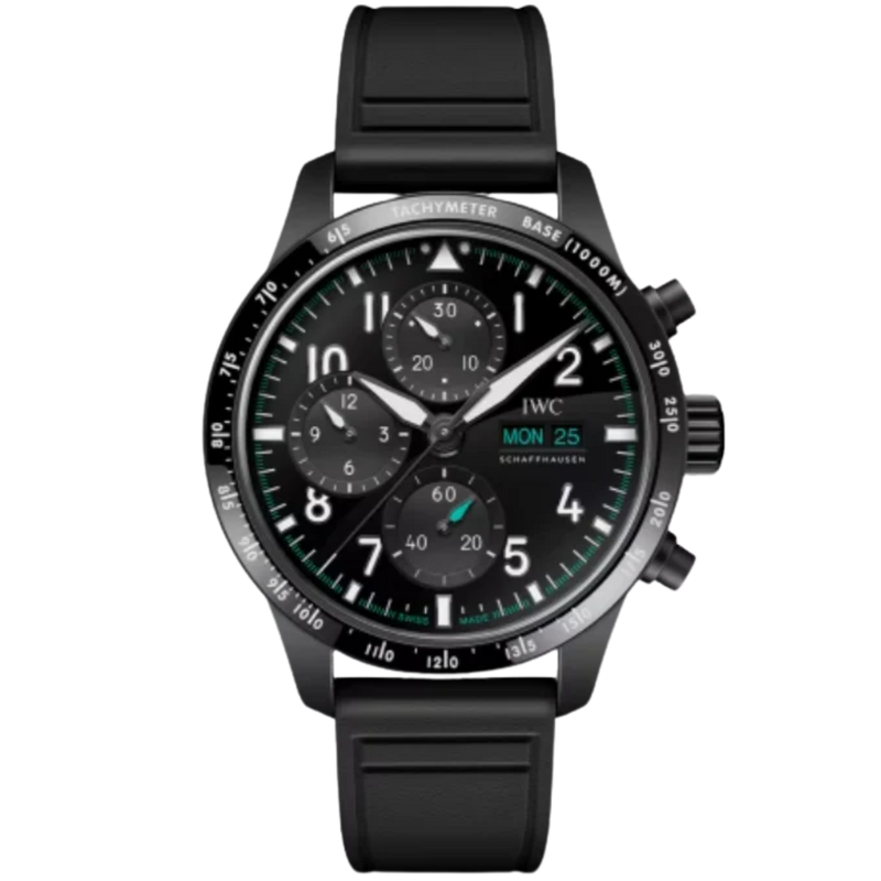 PILOT’S WATCH PERFORMANCE CHRONOGRAPH MERCEDES-AMG PETRONAS FORMULA ONE™ TEAM 41 MM CERATANIUM® WITH BLACK DIAL - IWC