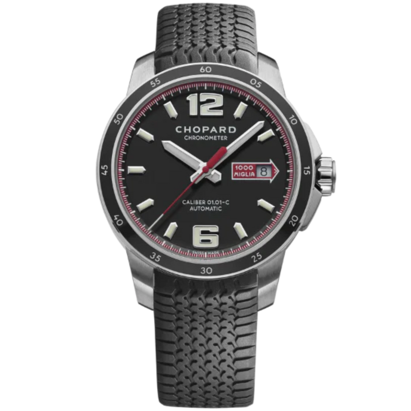 MILLE MIGLIA GTS AUTOMATIC 43 MM  LUCENT STEEL™ WITH BLACK DIAL - Chopard