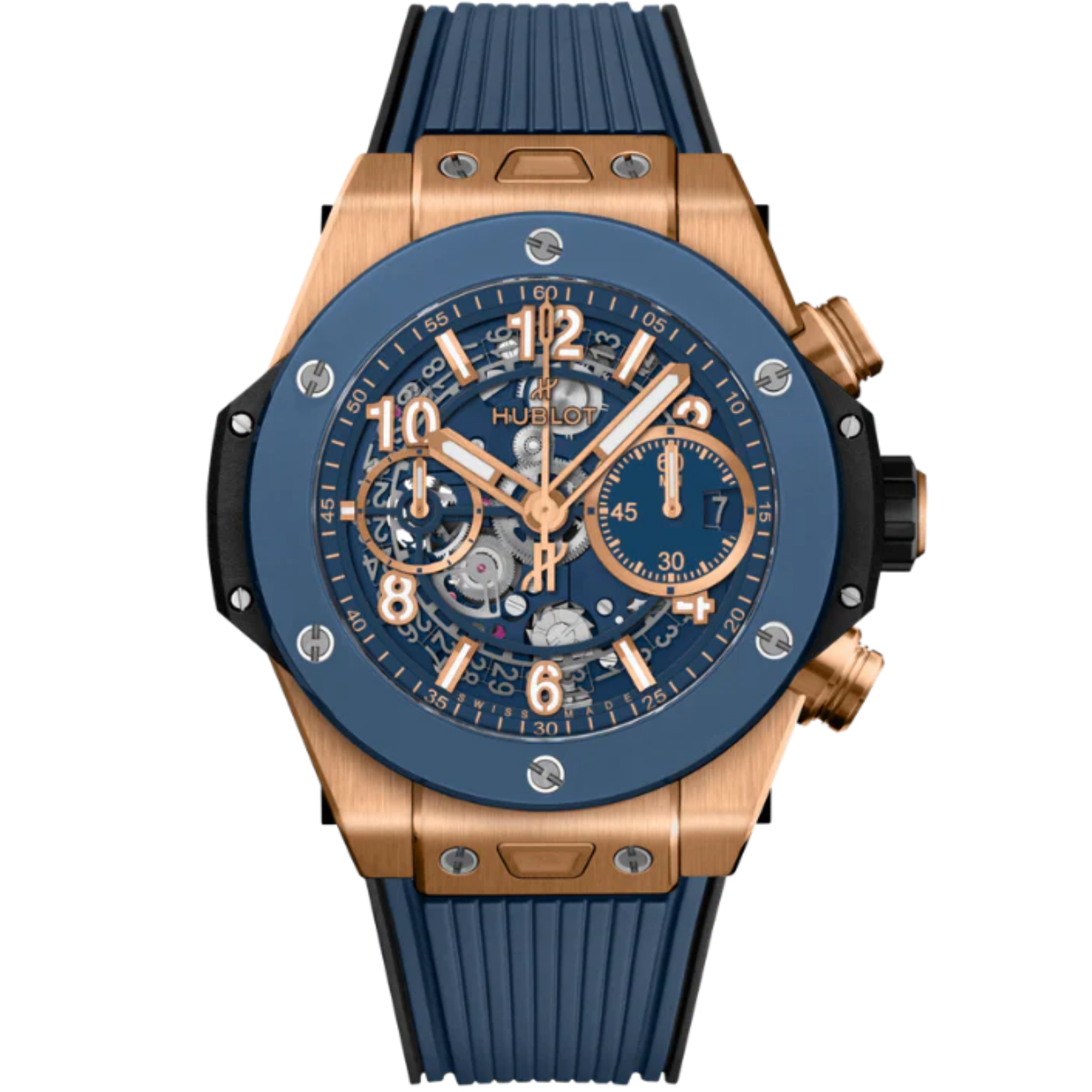 Big Bang 42mm UNICO KING GOLD BLUE CERAMIC - Hublot