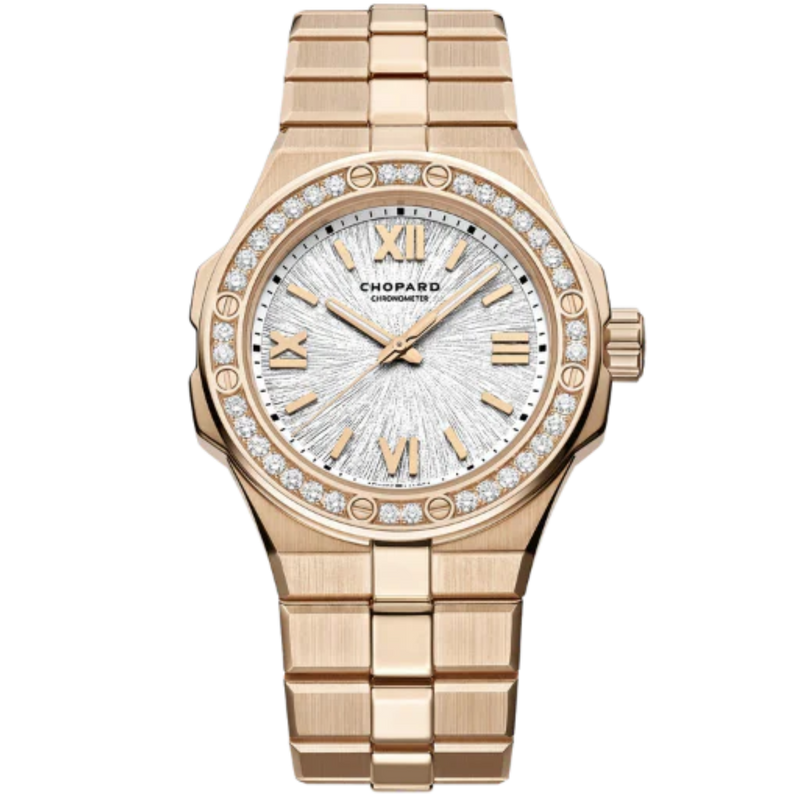 ALPINE EAGLE 33 MM ETHICAL ROSE GOLD WITH GREY DIAL - Chopard