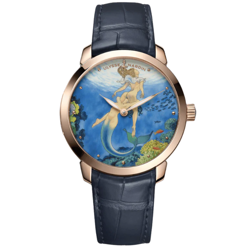 CLASSICO MANARA MANUFACTURE 40 MM ROSE GOLD WITH BLUE DIAL - Ulysse Nardin