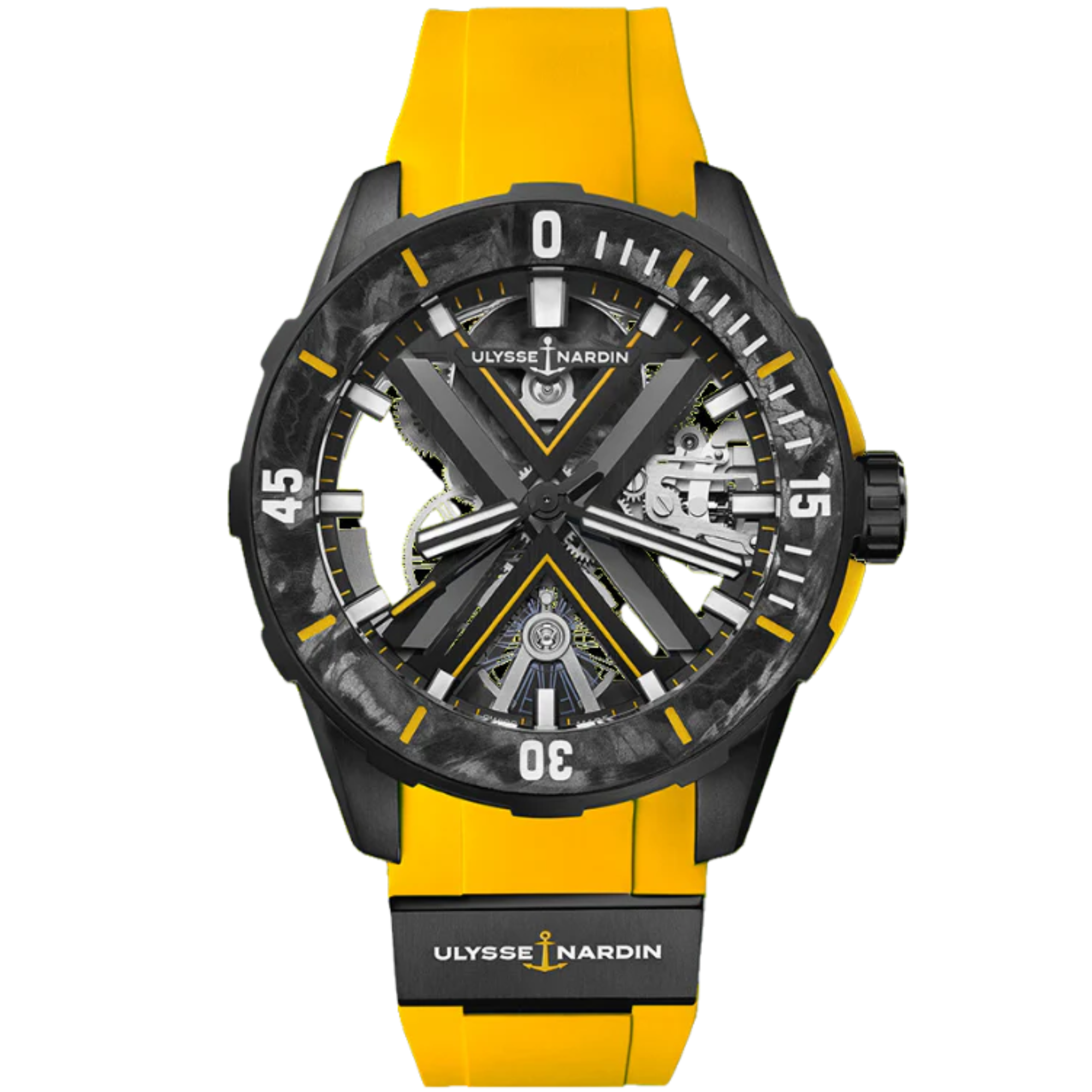 DIVER X SKELETON 44 MM TITANIUM WITH OPENWORKED DIAL - Ulysse Nardin