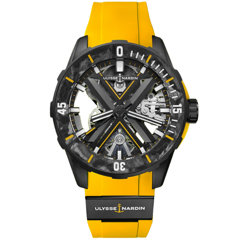 DIVER X SKELETON 44 MM TITANIUM WITH OPENWORKED DIAL - Ulysse Nardin