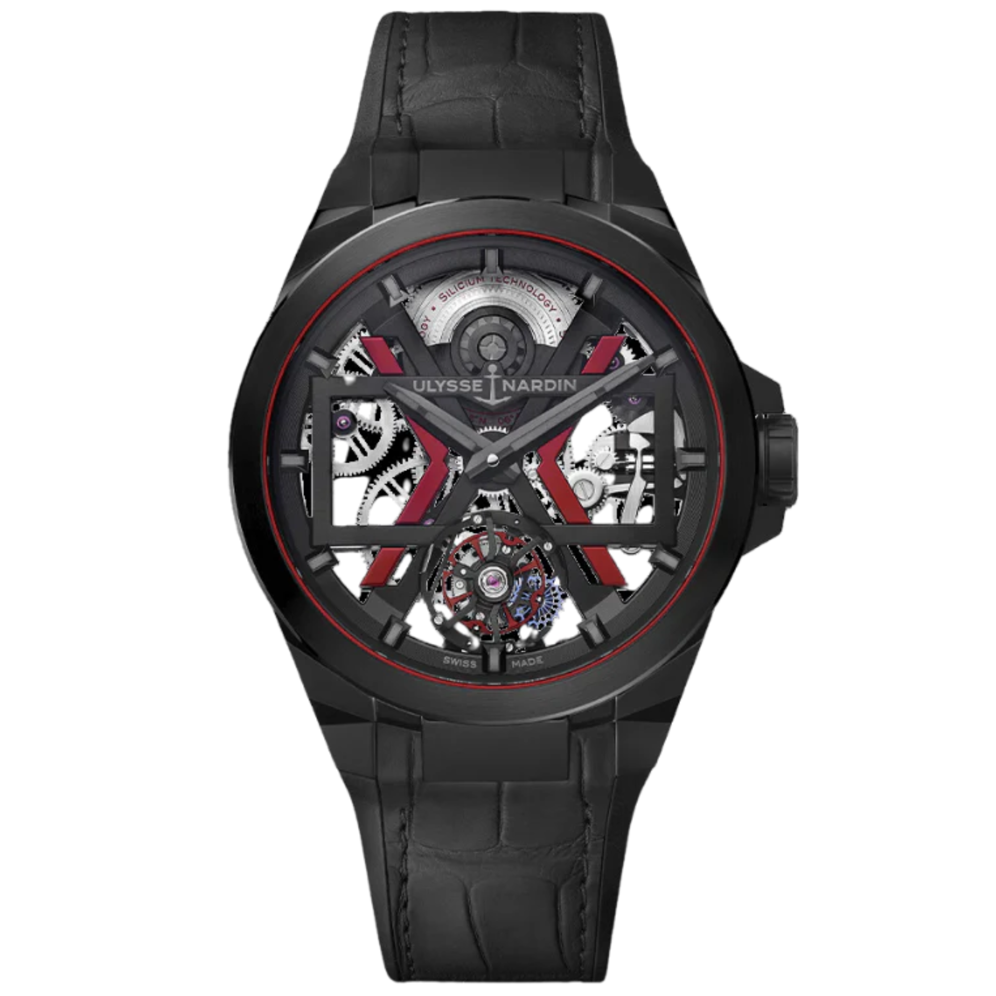 BLAST TOURBILLON 45 MM TITANIUM - CERAMIC WITH OPENWORKED DIAL - Ulysse Nardin