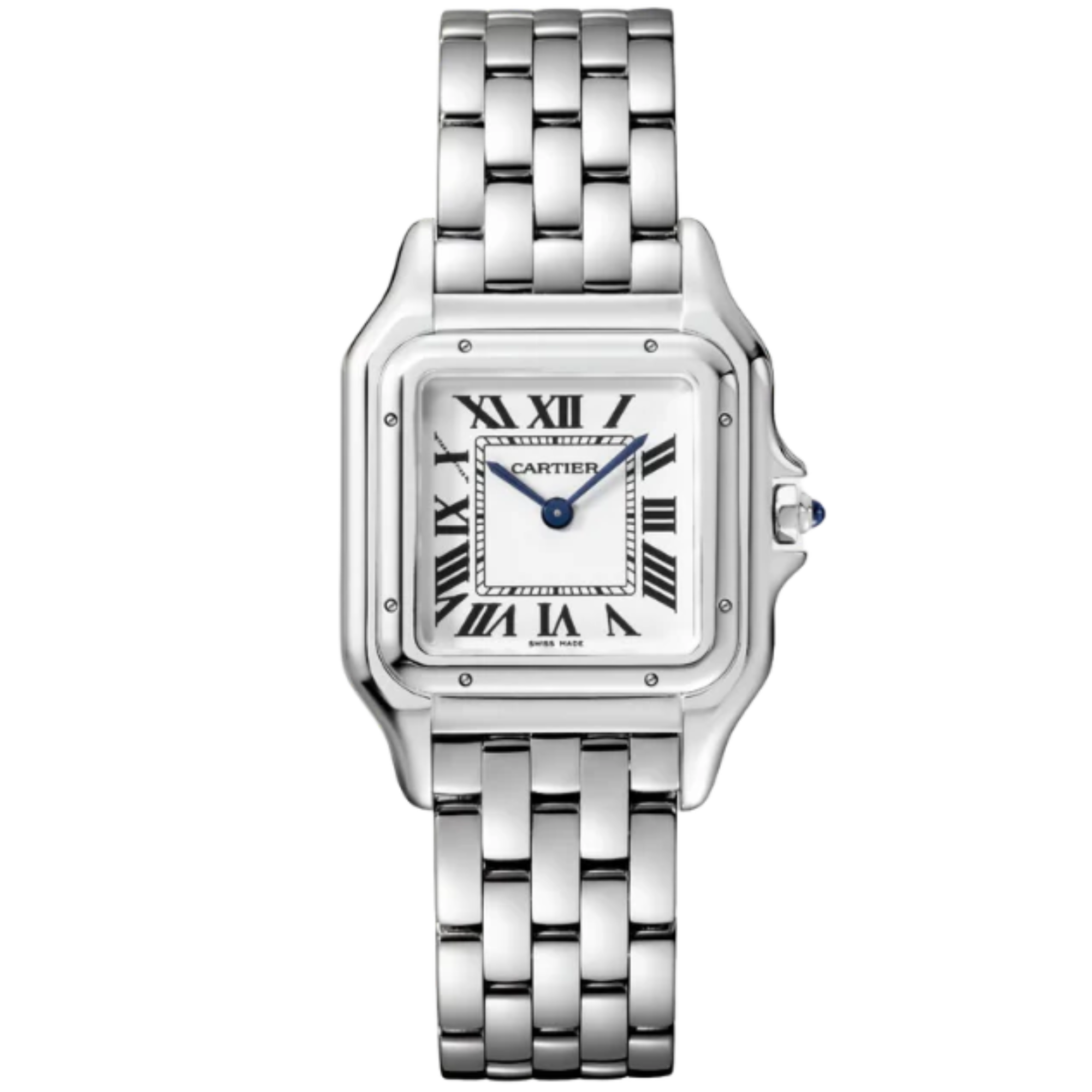 PANTHERE DE CARTIER 37 MM STAINLESS STEEL WITH SILVER DIAL - Cartier