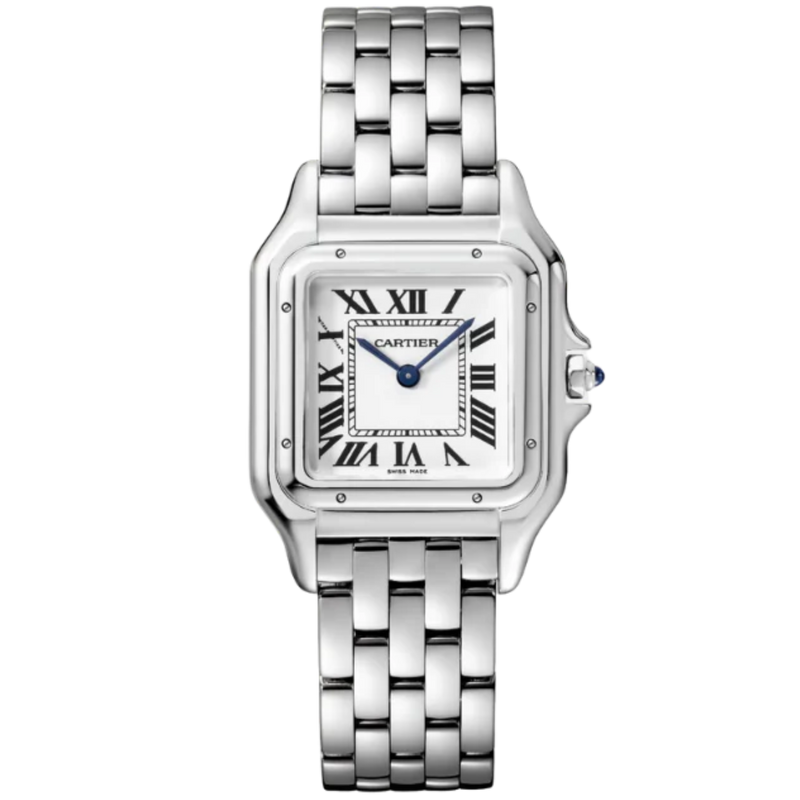 PANTHERE DE CARTIER 37 MM STAINLESS STEEL WITH SILVER DIAL - Cartier