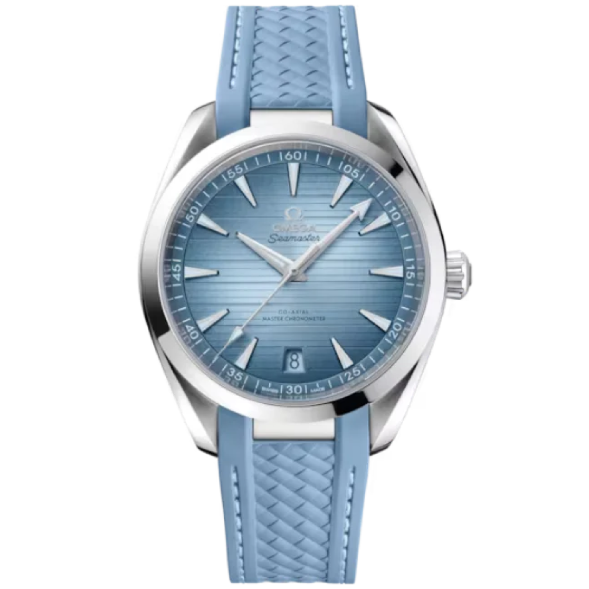 SEAMASTER AQUA TERRA 150M SUMMER BLUE 41 MM STAINLESS STEEL WITH BLUE DIAL - Omega