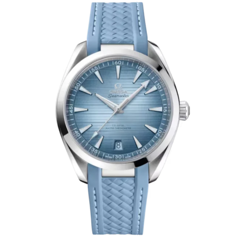 SEAMASTER AQUA TERRA 150M SUMMER BLUE 41 MM STAINLESS STEEL WITH BLUE DIAL - Omega