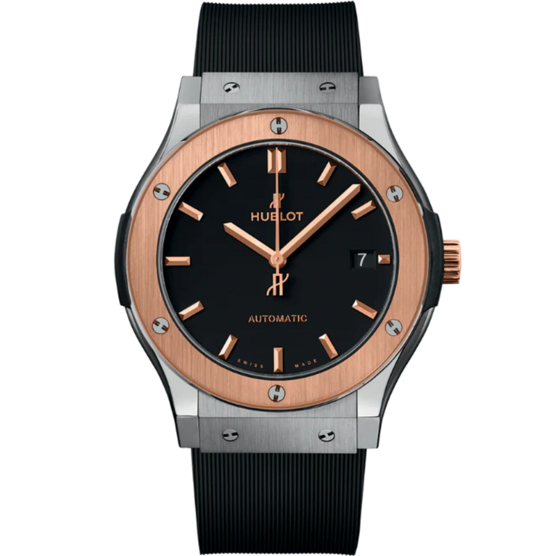 CLASSIC FUSION 3-HANDS 42MM TITANIUM KING GOLD - Hublot