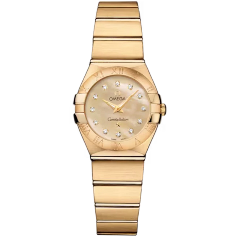 CONSTELLATION 24 MM YELLOW GOLD WITH YELLOW DIAL - Omega