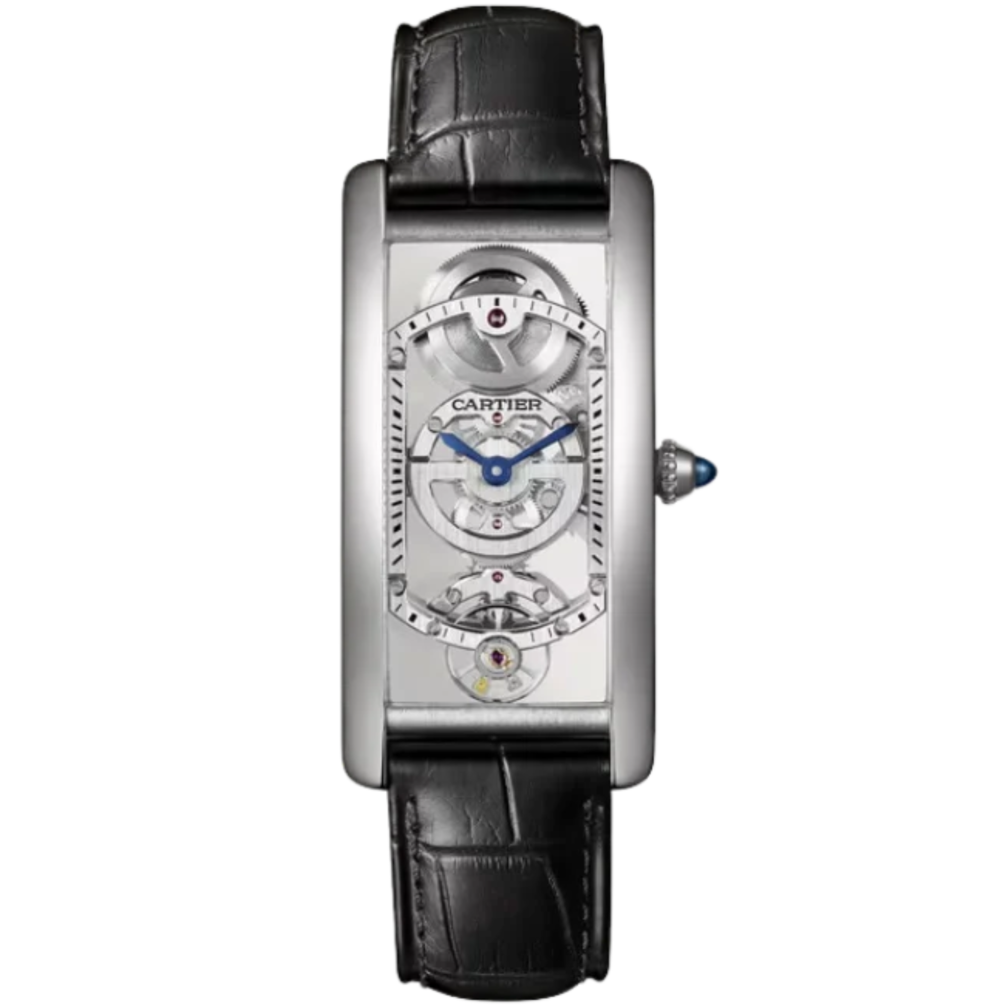 TANK 34 mm CINTRÉE WATCH PLATINUM - Cartier