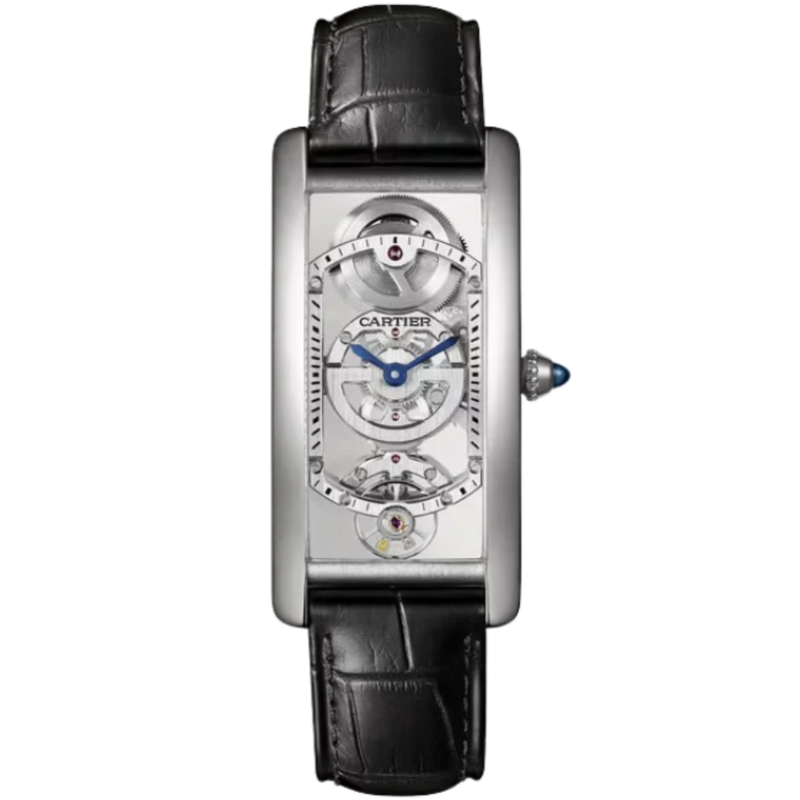 TANK 34 mm CINTRÉE WATCH PLATINUM - Cartier