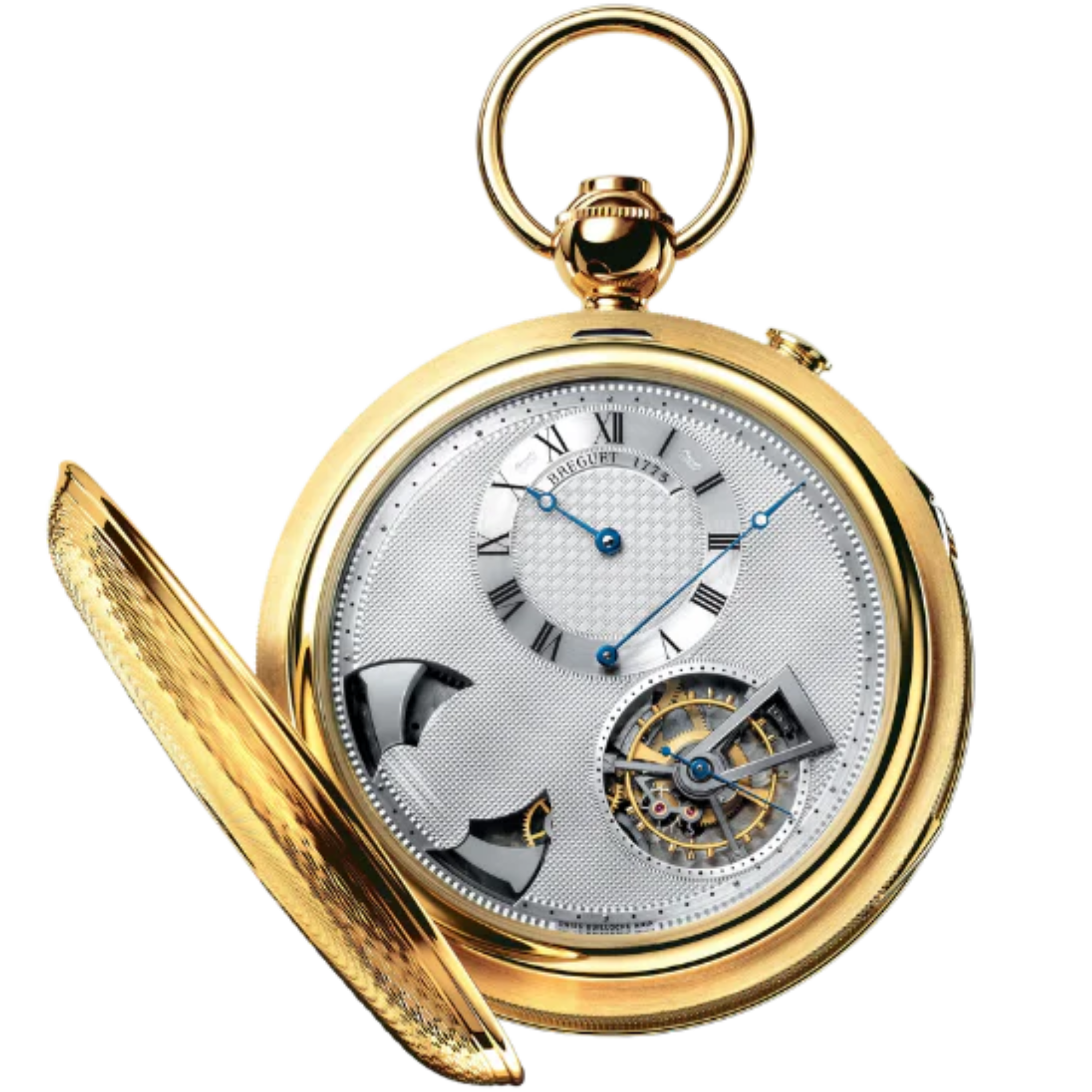 CLASSIQUE COMPLICATIONS 1907 POCKET WATCH 56 MM 18K YELLOW GOLD WITH SILVER DIAL - Patek Philippe