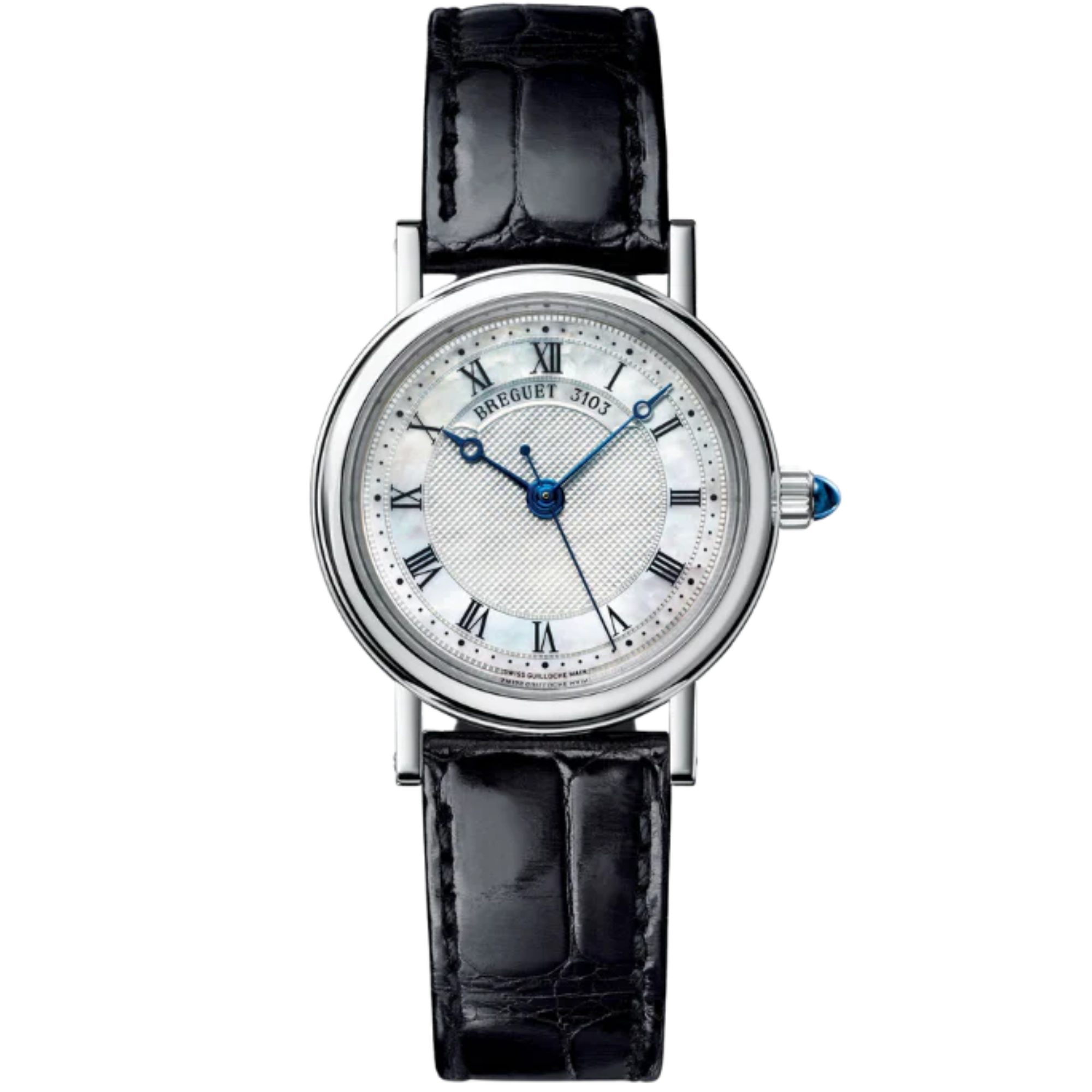 CLASSIQUE 8067 30 MM 18K WHITE GOLD WITH MOTHER OF PEARL DIAL - Breguet