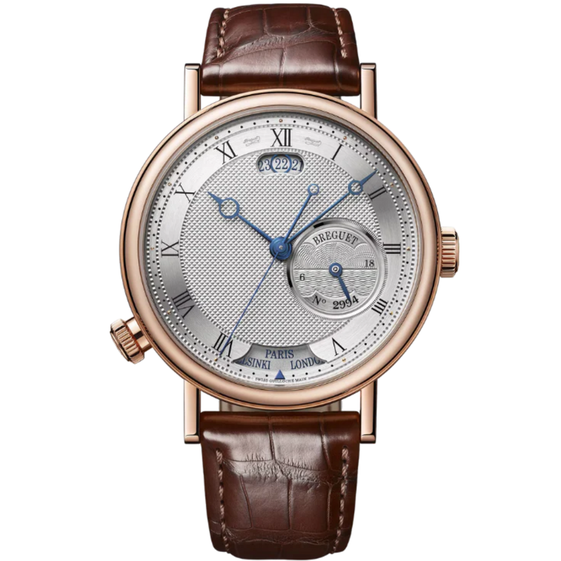 HORA MUNDI 5727 43 MM ROSE GOLD WITH SILVER DIAL - Breguet