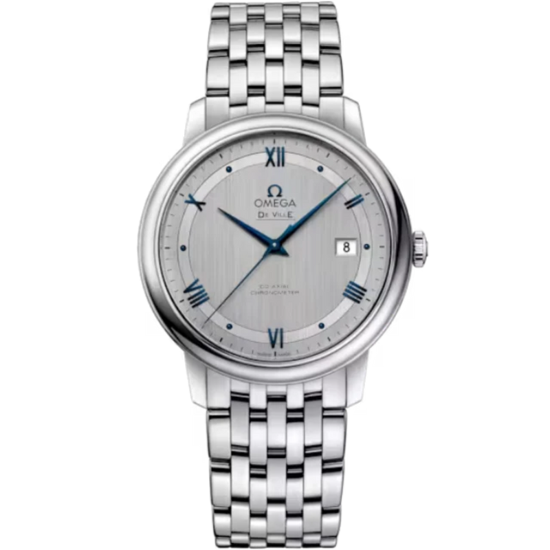 DE VILLE PRESTIGE 39 MM STAINLESS STEEL WITH SILVER DIAL - Omega
