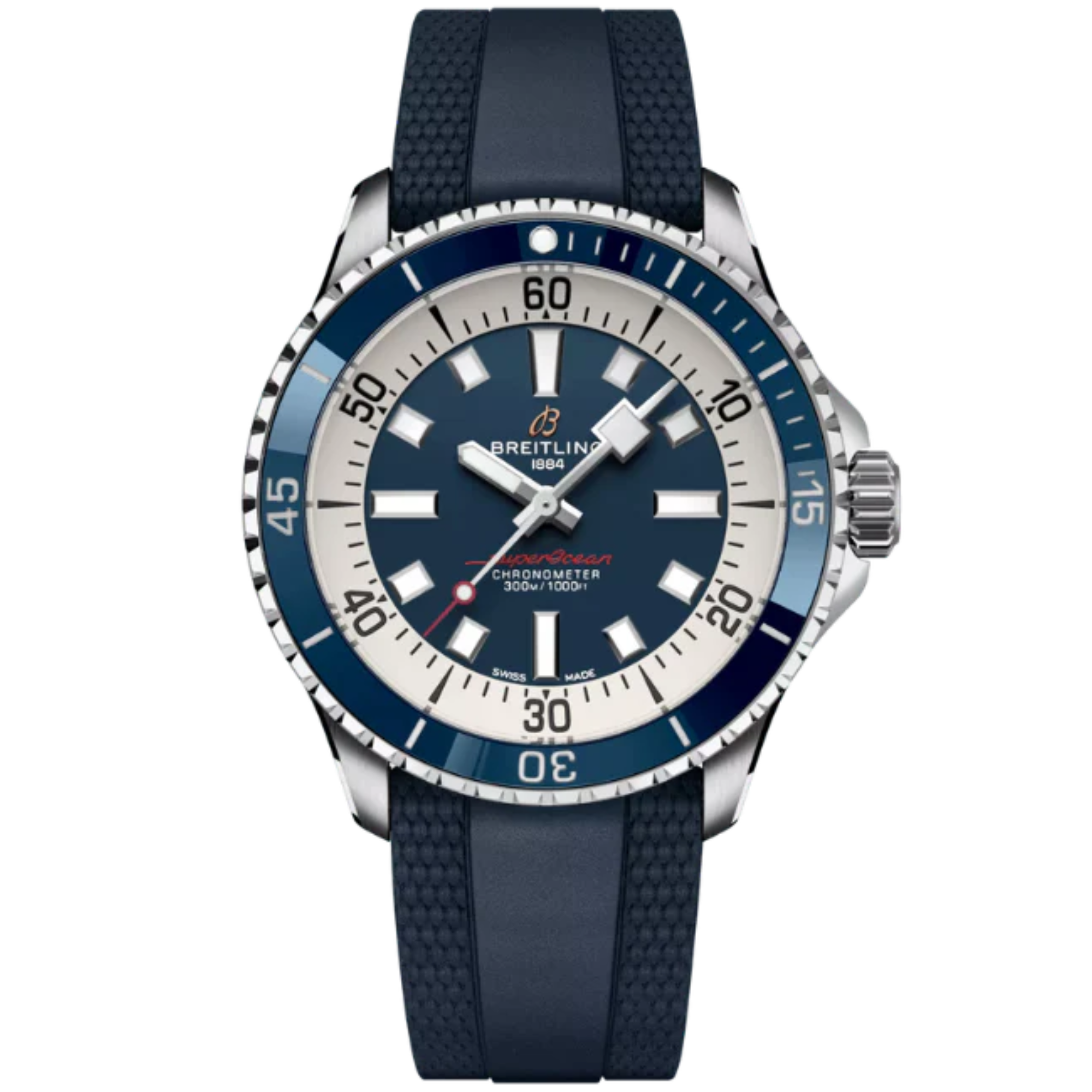 SUPEROCEAN AUTOMATIC 42 MM STAINLESS STEEL WITH BLUE DIAL - Breitling