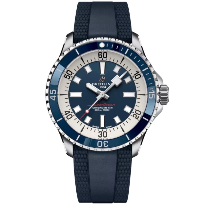 SUPEROCEAN AUTOMATIC 42 MM STAINLESS STEEL WITH BLUE DIAL - Breitling
