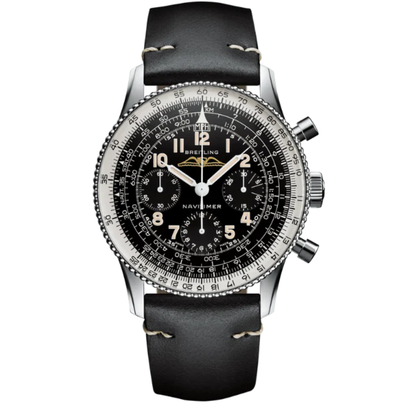 NAVITIMER REF. 806 1959 RE-EDITION 41 MM STAINLESS STEEL WITH BLACK DIAL - Breitling