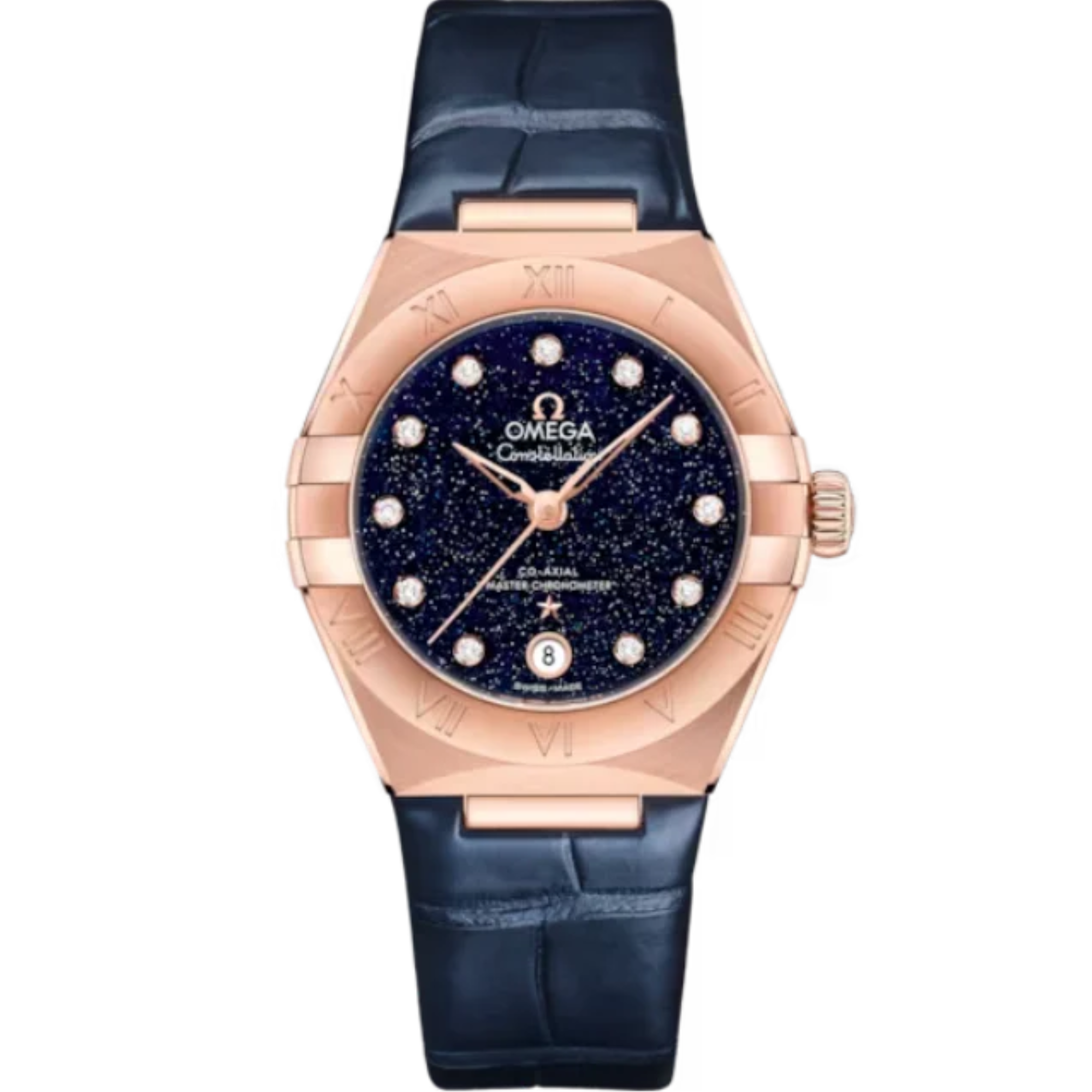 CONSTELLATION 29 MM SEDNA™ GOLD WITH BLUE DIAL - Omega