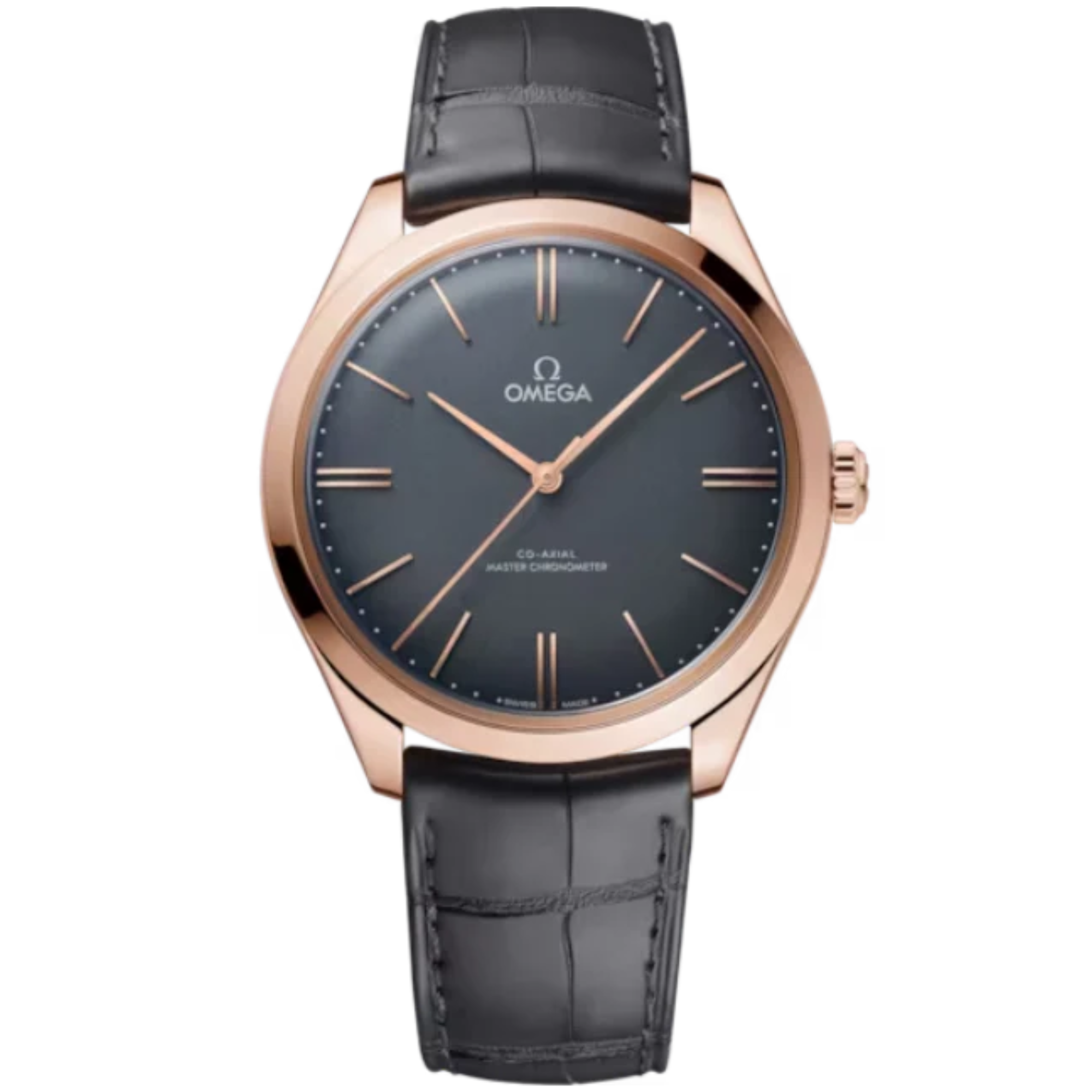 DE VILLE TRÉSOR 40 MM SEDNA™ GOLD WITH GREY DIAL - Omega