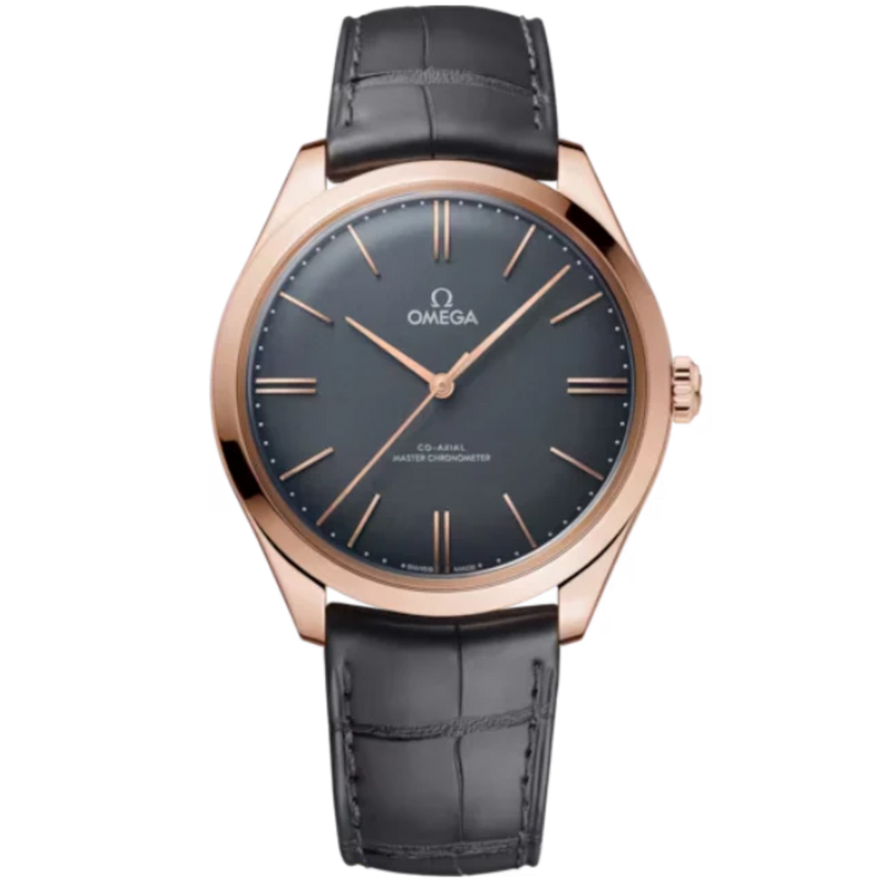 DE VILLE TRÉSOR 40 MM SEDNA™ GOLD WITH GREY DIAL - Omega