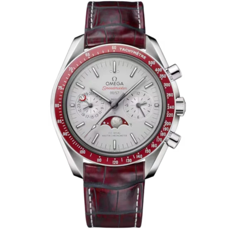 SPEEDMASTER MOONPHASE 44 MM PLATINUM WITH GREY DIAL - Omega