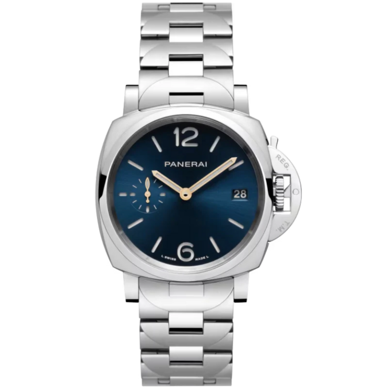 LUMINOR DUE PAM01123 38 MM STAINLESS STEEL WITH BLUE DIAL - Panerai