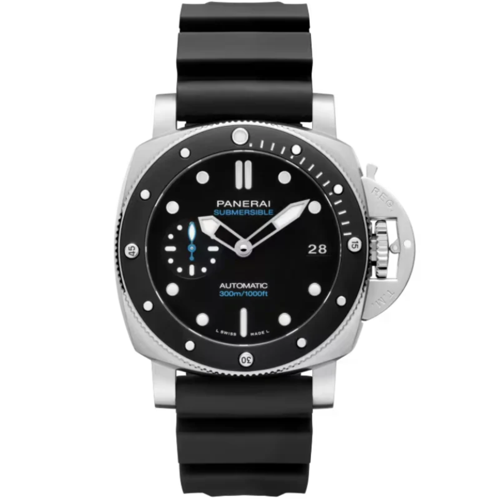 SUBMERSIBLE PAM02683 42 MM STAINLESS STEEL WITH BLACK DIAL - Panerai