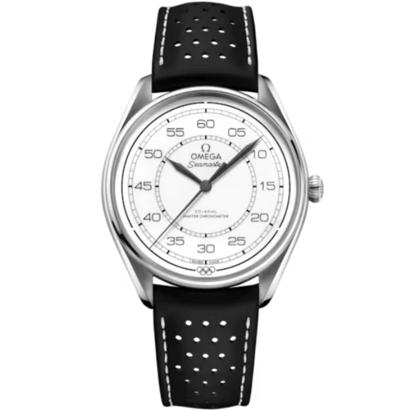 SEAMASTER OLYMPIC OFFICIAL TIMEKEEPER LIMITED EDITION SET 39 MM STAINLESS STEEL WITH WHITE DIAL - Omega