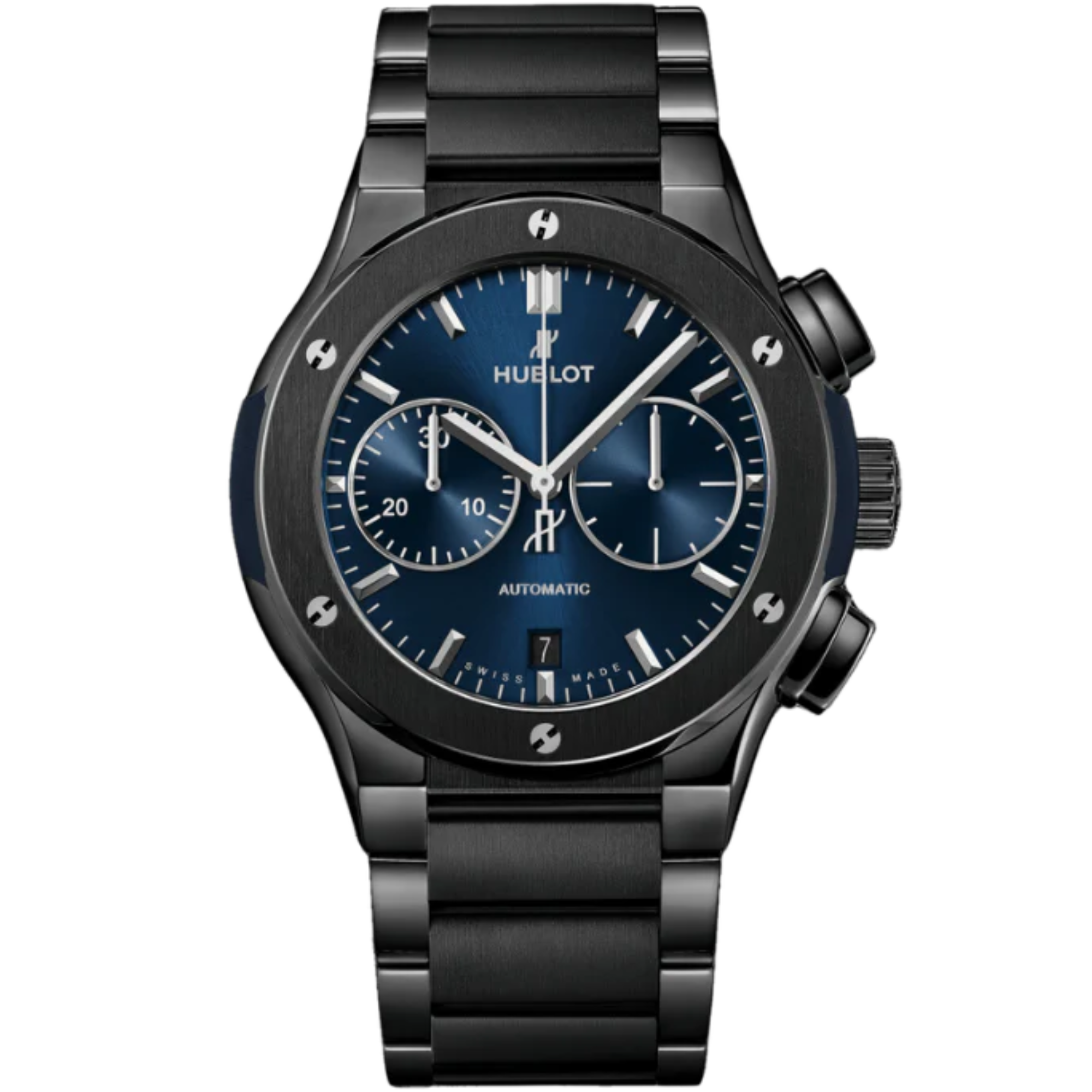 CLASSIC FUSION 45 MM CHRONOGRAPH CERAMIC BLUE BRACELET - Hublot