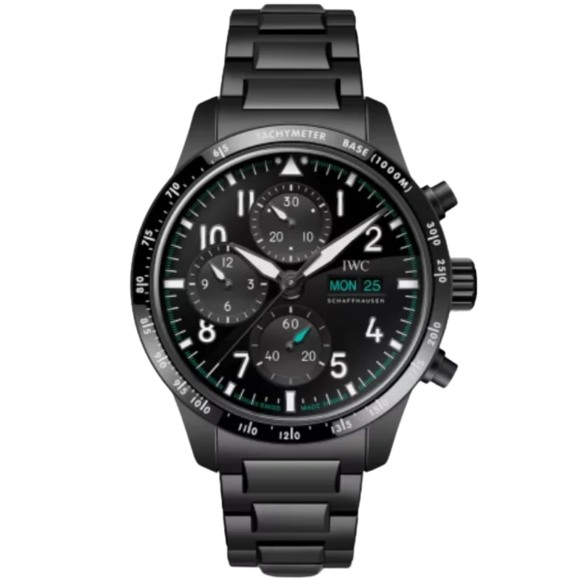 PILOT’S WATCH PERFORMANCE CHRONOGRAPH MERCEDES-AMG PETRONAS FORMULA ONE™ TEAM 41 MM CERATANIUM® WITH BLACK DIAL - IWC