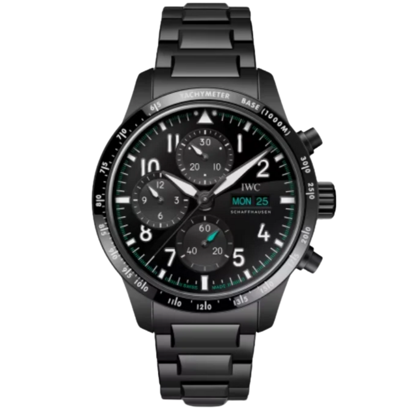 PILOT’S WATCH PERFORMANCE CHRONOGRAPH MERCEDES-AMG PETRONAS FORMULA ONE™ TEAM 41 MM CERATANIUM® WITH BLACK DIAL - IWC