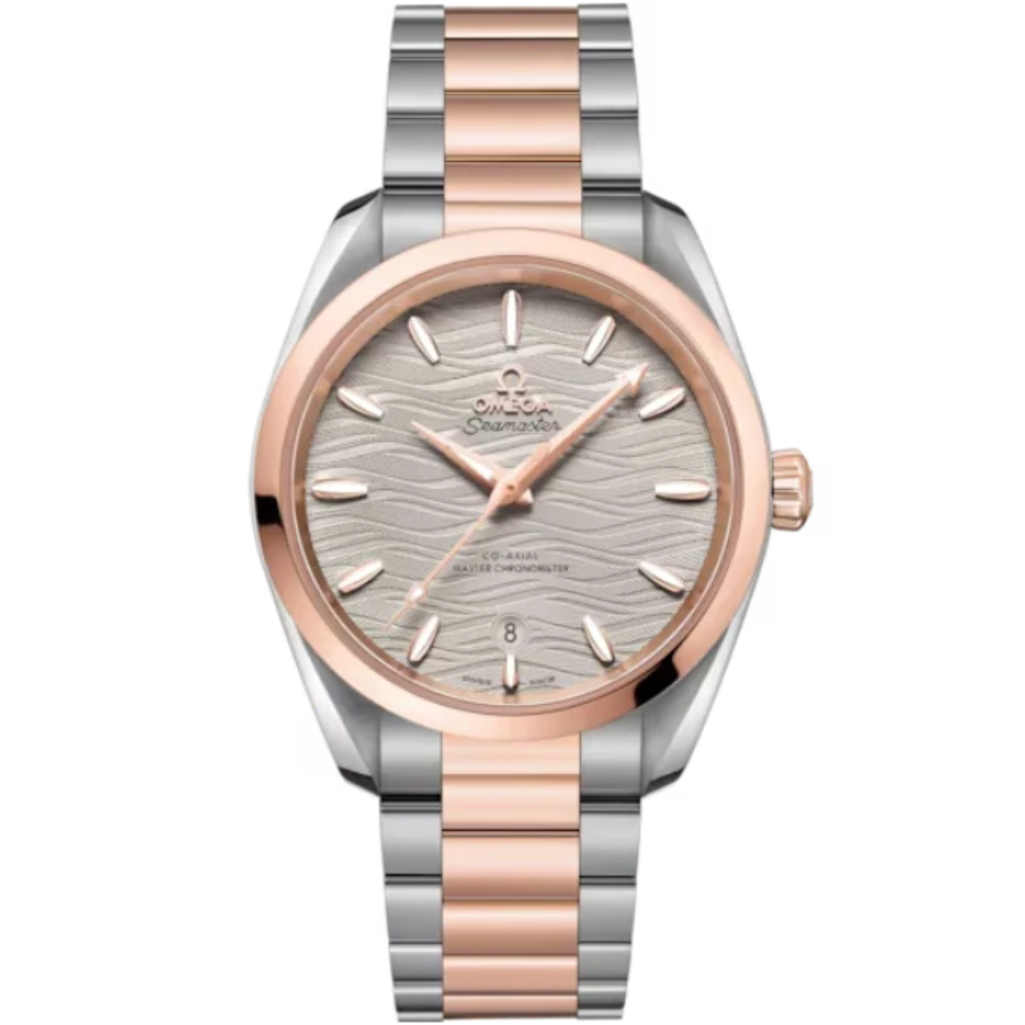 SEAMASTER AQUA TERRA 150M 38 MM STAINLESS STEEL - SEDNA™ GOLD WITH GREY DIAL - Omega