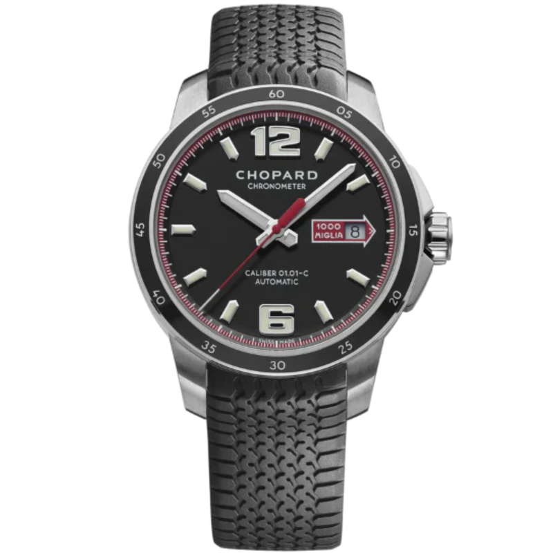 MILLE MIGLIA GTS POWER CONTROL GRIGIO SPECIALE LIMITED EDITION 43 MM TITANIUM WITH RUTHENIUM CHARCOAL GREY DIAL - Chopard
