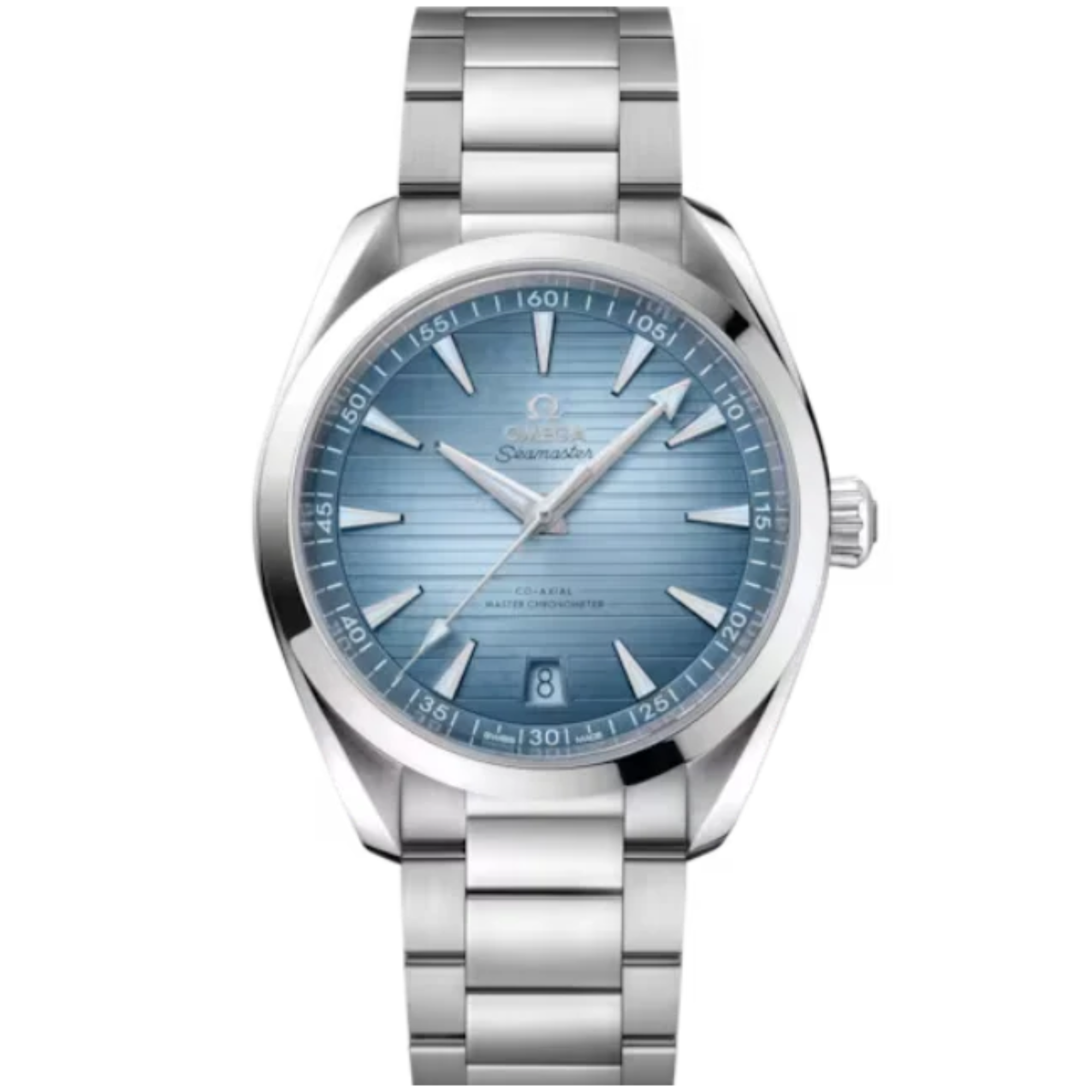 SEAMASTER AQUA TERRA 150M SUMMER BLUE 41 MM STAINLESS STEEL WITH BLUE DIAL - Omega