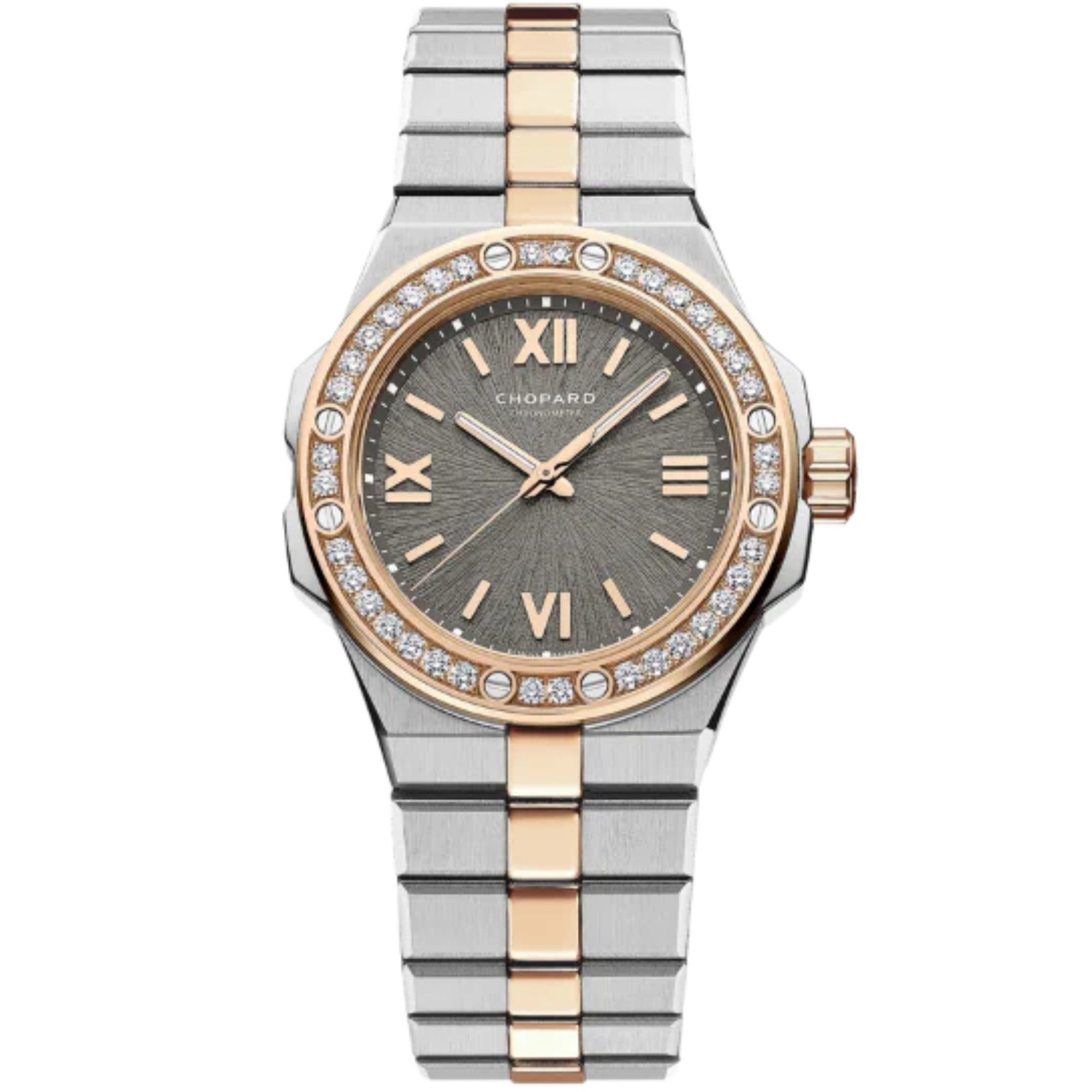ALPINE EAGLE 33 MM ETHICAL ROSE GOLD - LUCENT STEEL™ WITH GREY DIAL - Chopard