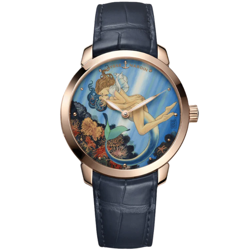 CLASSICO MANARA MANUFACTURE 40 MM ROSE GOLD WITH BLUE DIAL - Ulysse Nardin