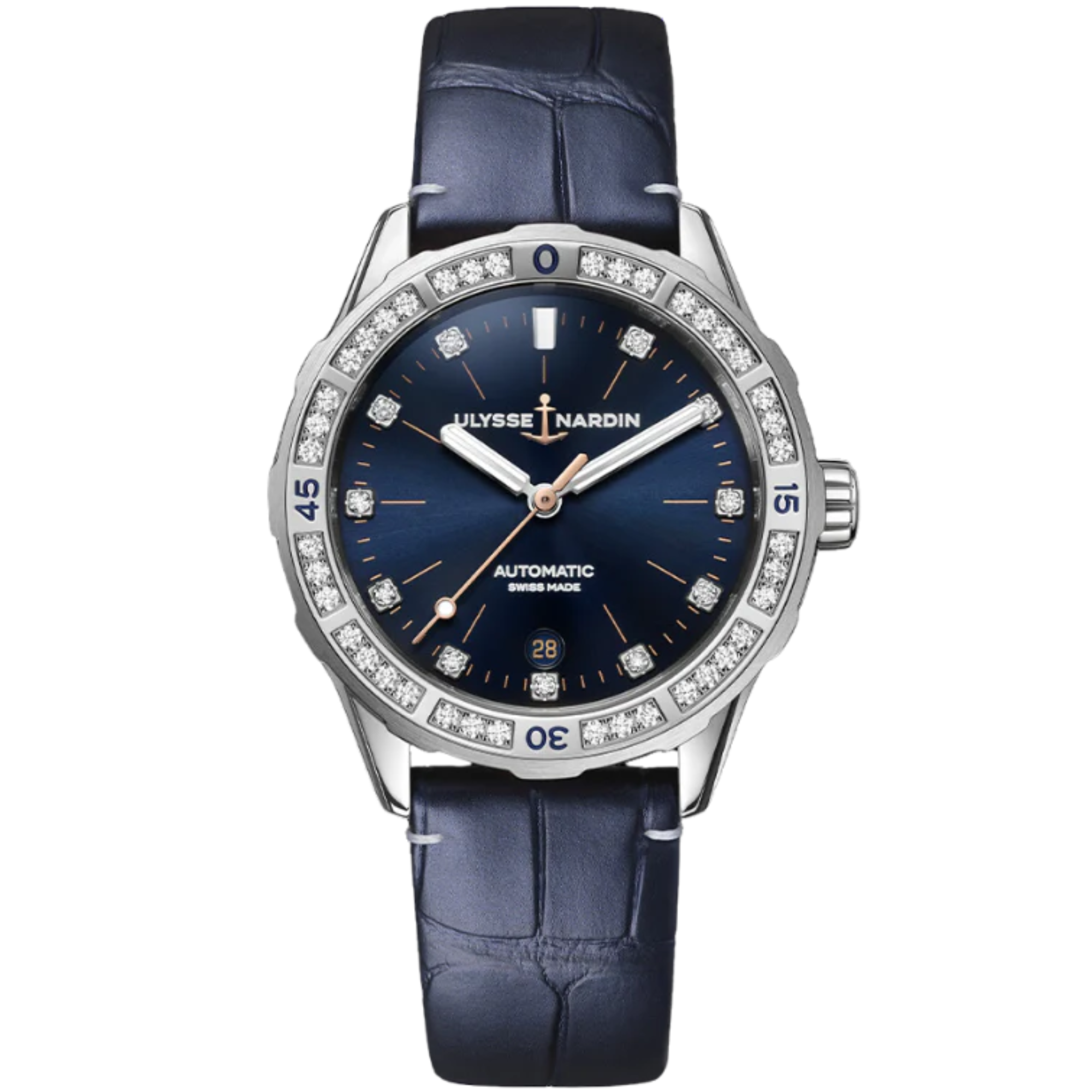 DIVER 39 MM STAINLESS STEEL WITH BLUE DIAL - Ulysse Nardin
