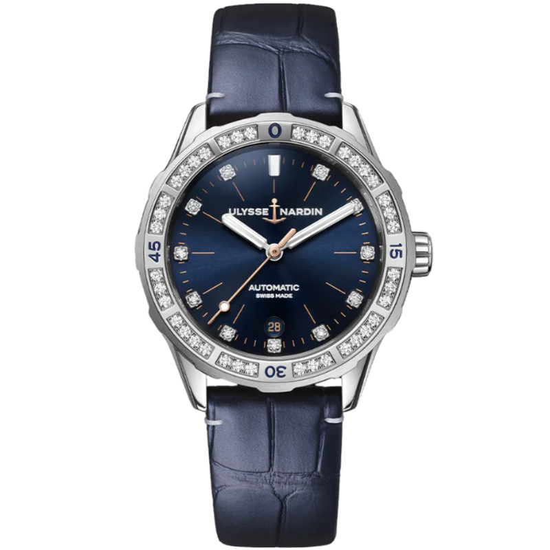 DIVER 39 MM STAINLESS STEEL WITH BLUE DIAL - Ulysse Nardin
