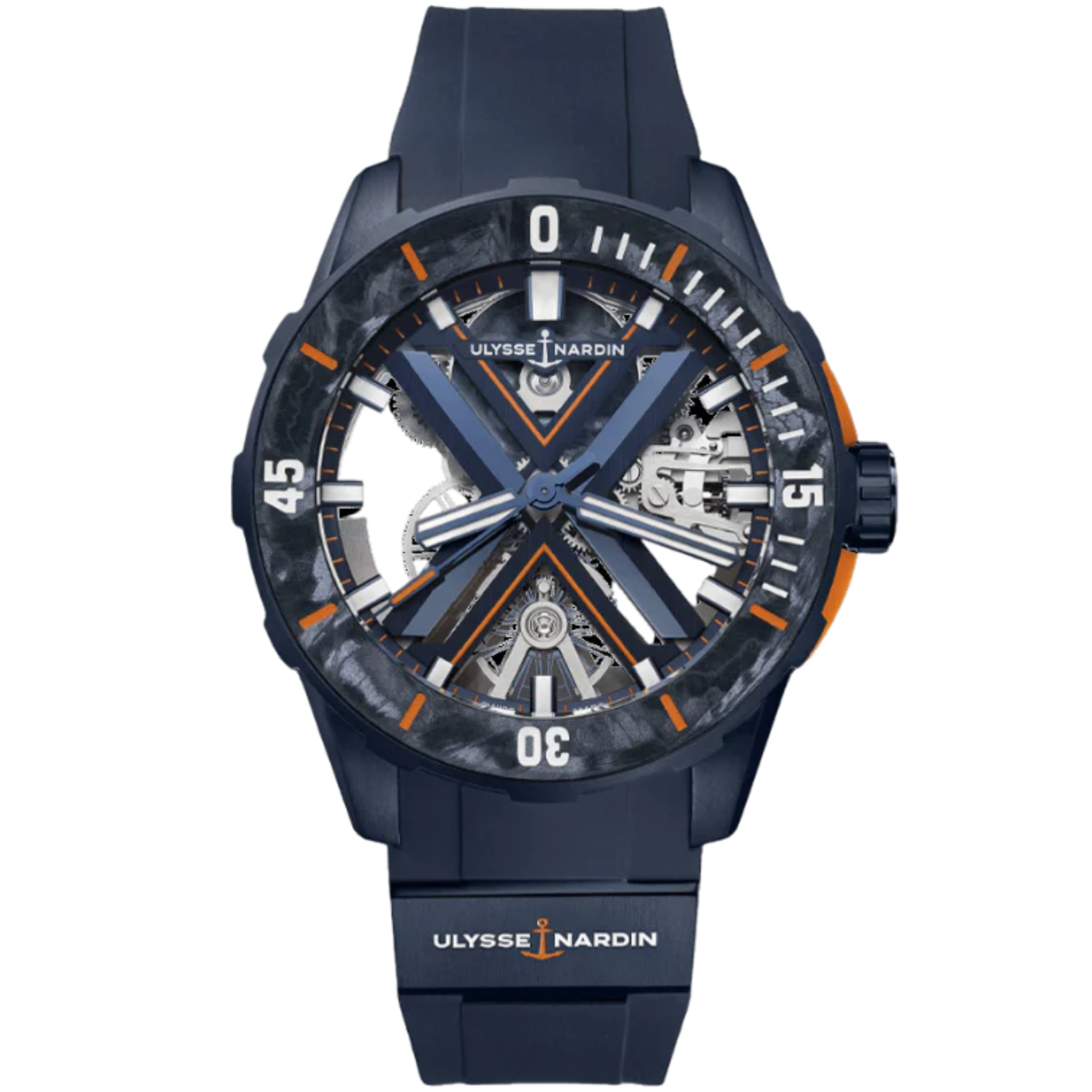 DIVER X SKELETON 44 MM TITANIUM WITH OPENWORKED DIAL - Ulysse Nardin