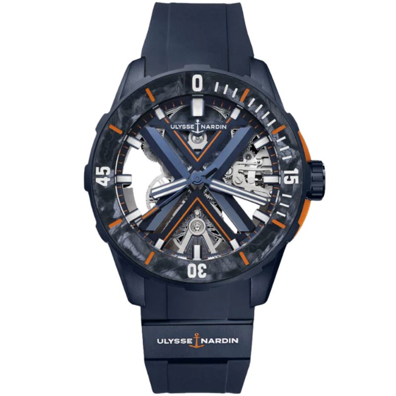 DIVER X SKELETON 44 MM TITANIUM WITH OPENWORKED DIAL - Ulysse Nardin