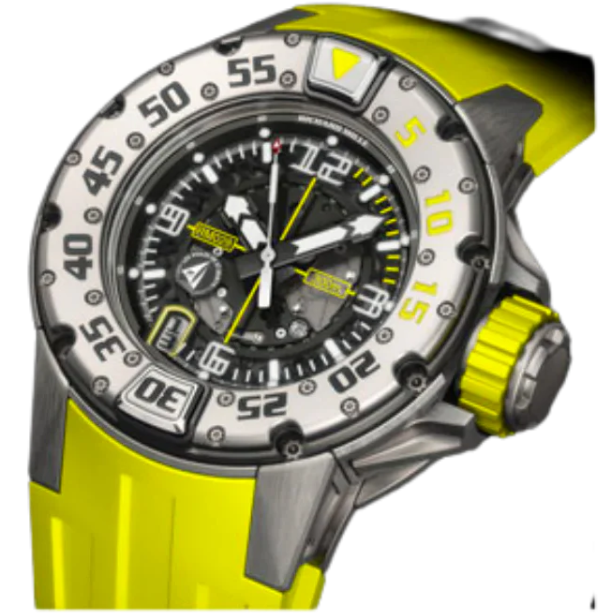 RM 028 Les Voiles de Saint Barth Yellow Rubber Strap Titanium Case - Richard Mille