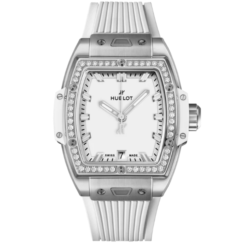 SPIRIT OF BIG BANG 39 MM TITANIUM WHITE DIAMONDS - Hublot