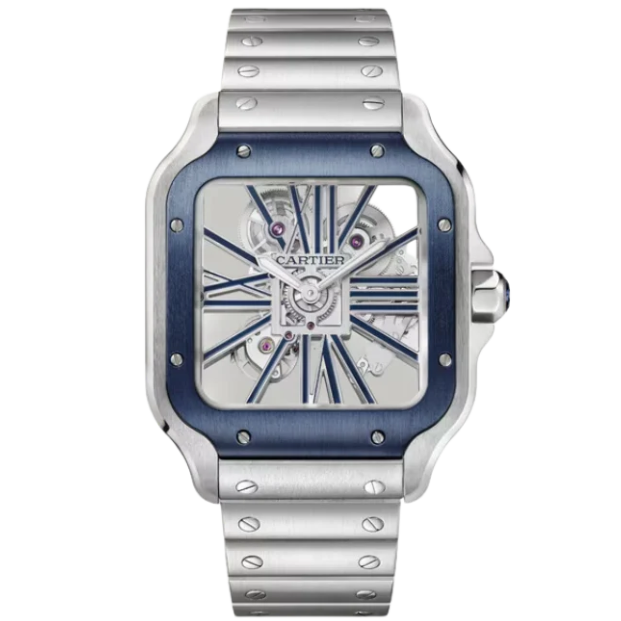 SANTOS 28 MM DE CARTIER STAINLESS STEEL - Cartier
