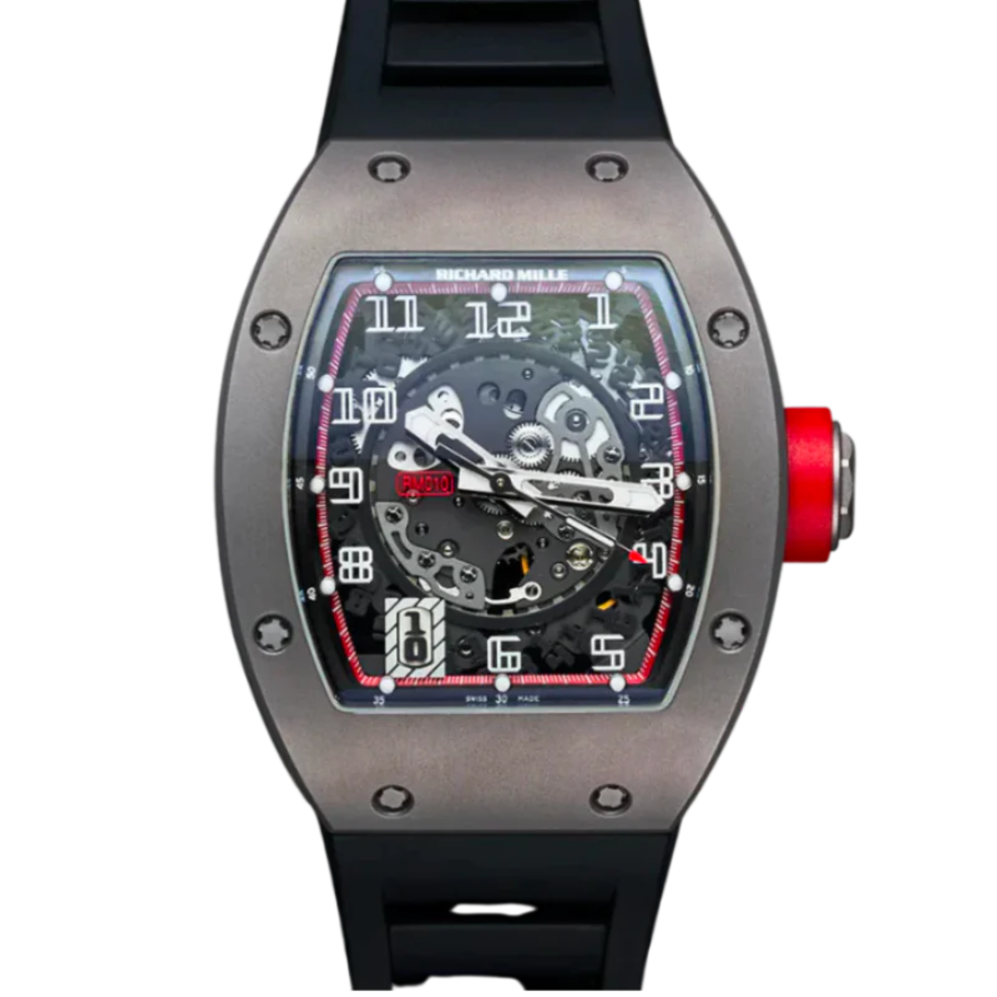 RM 010 Automatic Ginza Collection Rubber Strap Titanium Case - Richard Mille